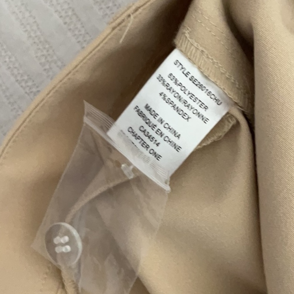 Joie Cream Wide Leg Pants; size 2; new - Picture 4 of 5